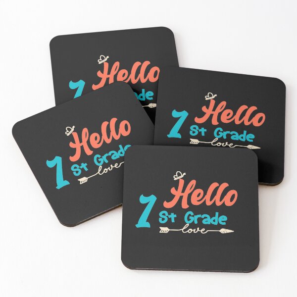 Artikelvorschau, Hallo 1. Klasse Willkommen zurück in der Schule T-Shirt-Geschenke für Kinder entworfen und verkauft von Yobeli.