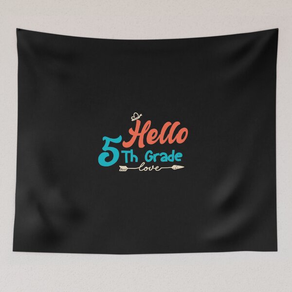 Item preview, Hello 5th Grade Welcome Back To School T-Shirt gifts for kids  designed and sold by Yobeli.