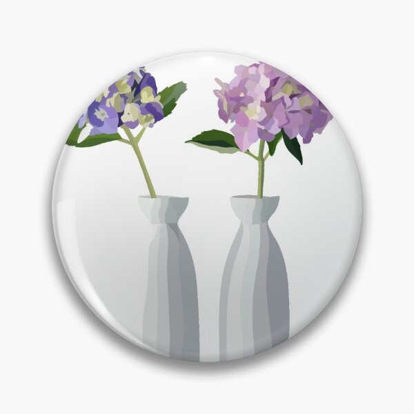 Item preview, Hydrangea Flower Sticker  designed and sold by Erin Drazdzinski.