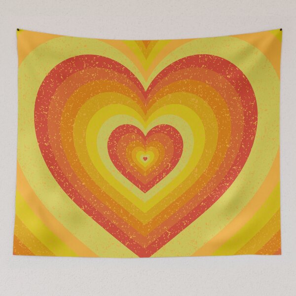 Item preview, Bustling Retro Heart designed and sold by LisWilliams.