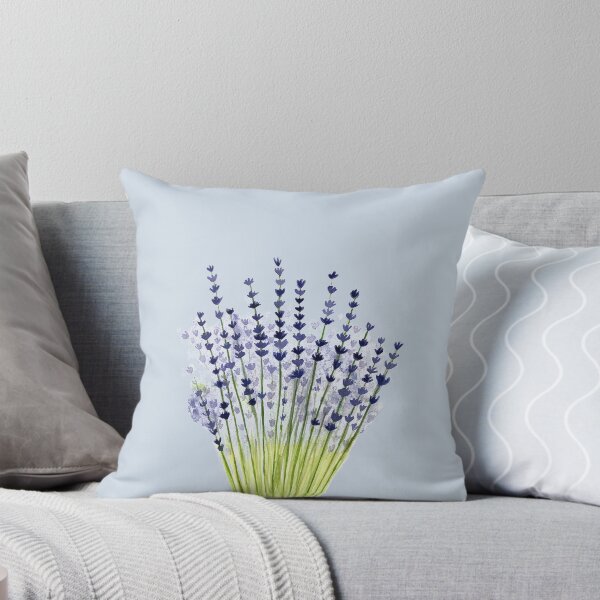 Artikelvorschau, Botanischer Aquarell-Lavendel-Bouquet entworfen und verkauft von TheColorFlow.