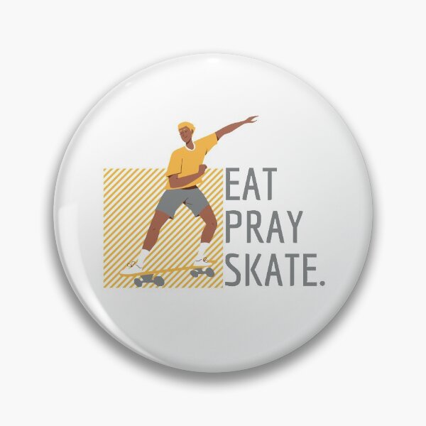 Item preview, eat pray skate t-shirt , best gift for skateboarding lovers designed and sold by afafbou99.