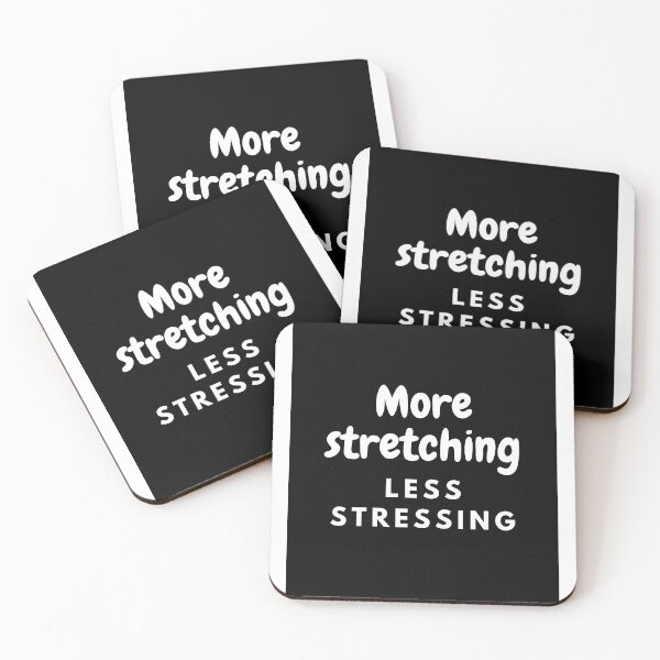 Item preview, More stretching less stressing designed and sold by Stationeryamore.