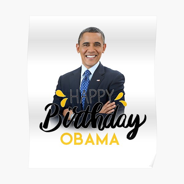 "Barack Obama Day" Poster for Sale by Djalane Redbubble