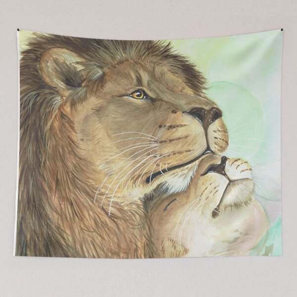 Item preview, in harmony-lion couple designed and sold by Nekospencilart.