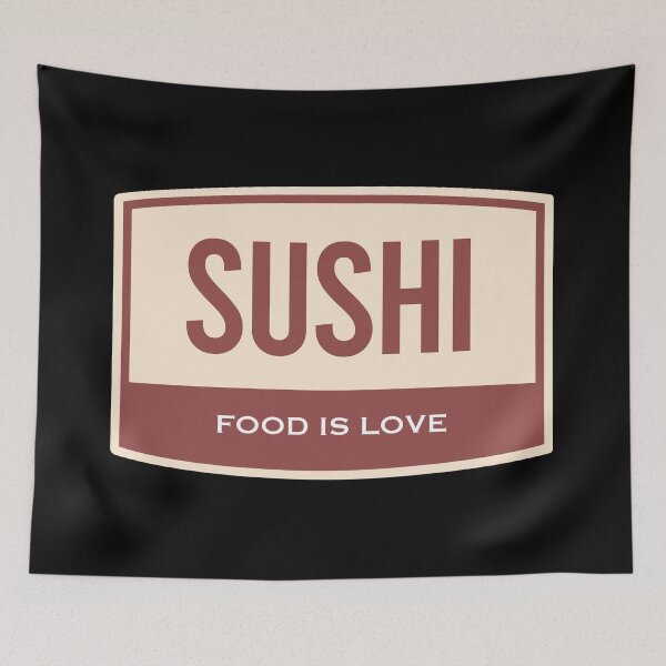 Item preview, Sushi | Food is Love  designed and sold by FriendsList.