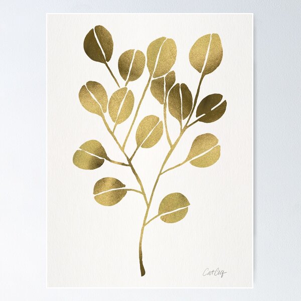 Item preview, Silver Dollar Eucalyptus – Gold designed and sold by Cat Coquillette.