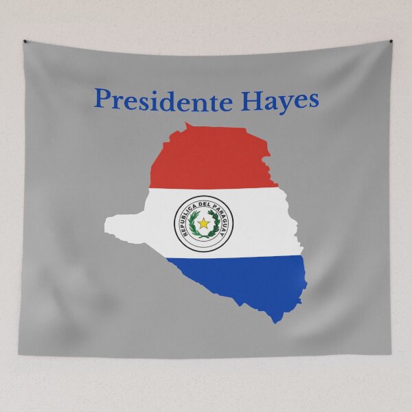 Item preview, Presidente Hayes Department Map design, Paraguay designed and sold by marosharaf.