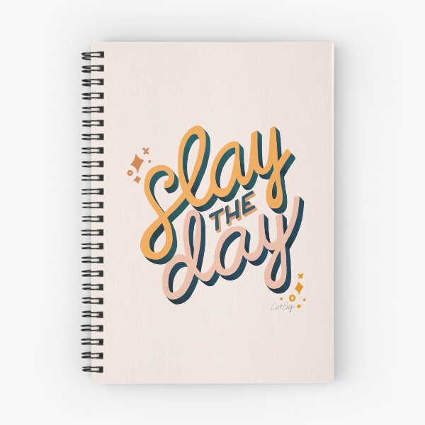 Item preview, Slay the Day – Teal & Blush designed and sold by Cat Coquillette.
