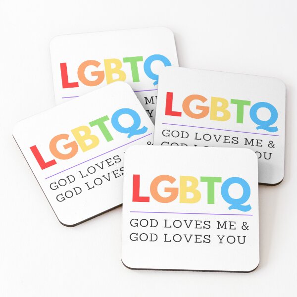 Item preview, LGBTQ "God Loves Me & God Loves You" designed and sold by LoveFromMI.