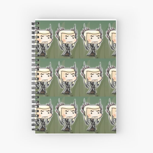 Elf King Plaid Spiral Notebook
