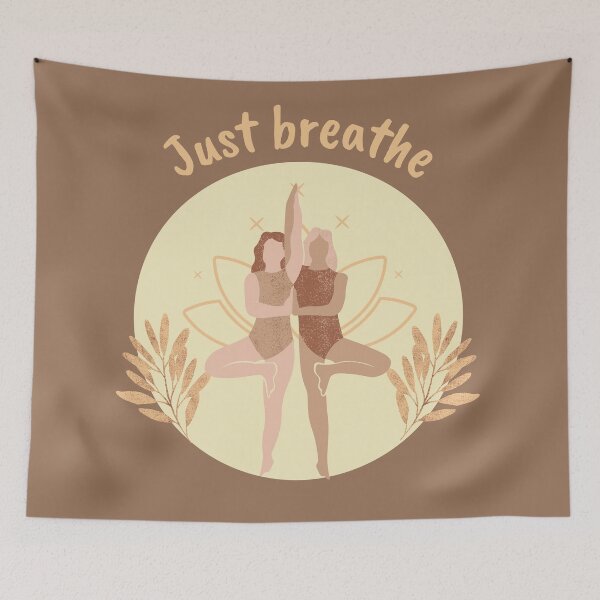 Item preview, Just Breathe designed and sold by Imakeyouhappy.