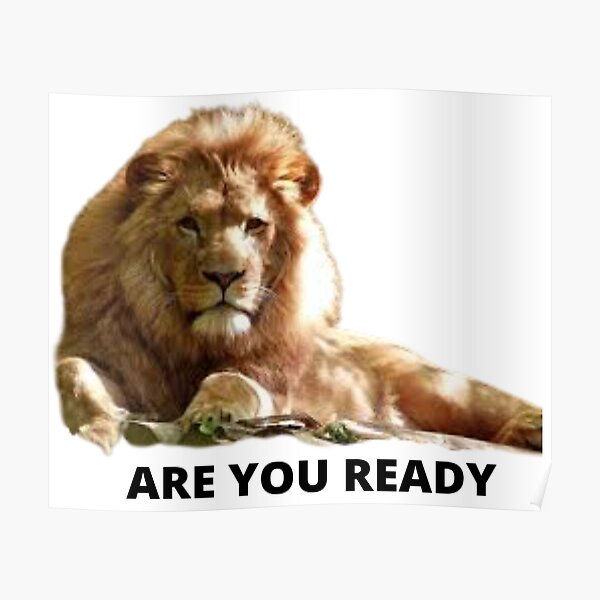 Are You Ready Posters for Sale | Redbubble Are You Ready Posters for Sale | Redbubble