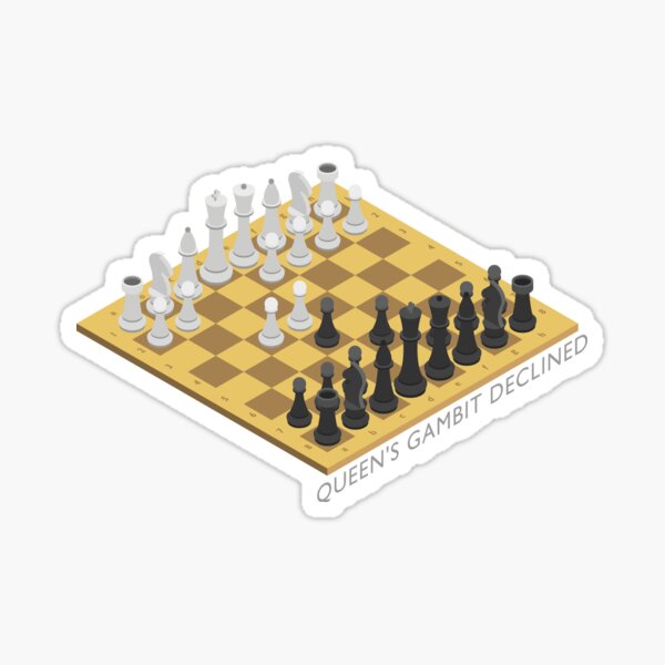 Kings gambit accepted - chess' Sticker