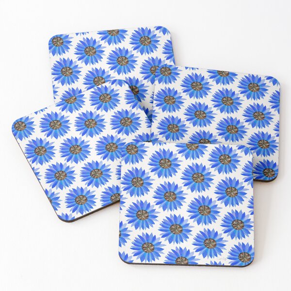 Item preview, Single Sunflower – Blue designed and sold by Cat Coquillette.