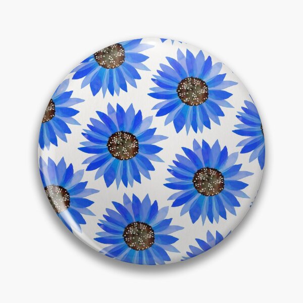 Item preview, Single Sunflower – Blue designed and sold by Cat Coquillette.