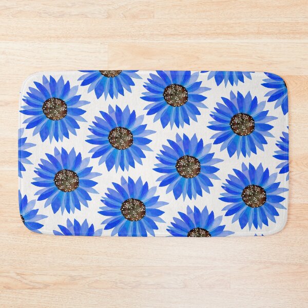 Item preview, Single Sunflower – Blue designed and sold by Cat Coquillette.