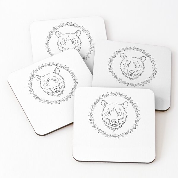 Item preview, bear in wreath designed and sold by joshcwa.