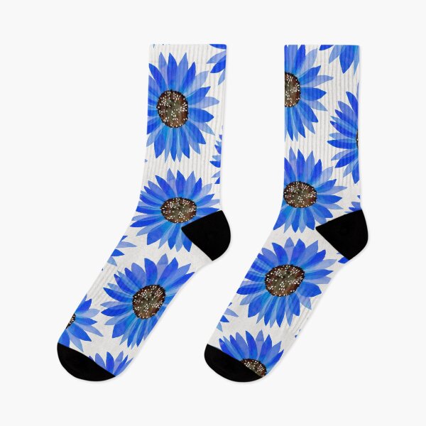Item preview, Single Sunflower – Blue designed and sold by Cat Coquillette.
