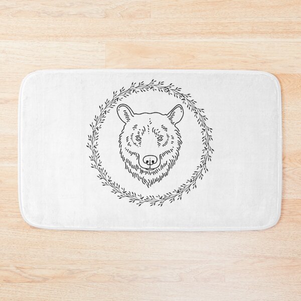 Item preview, bear in wreath designed and sold by joshcwa.