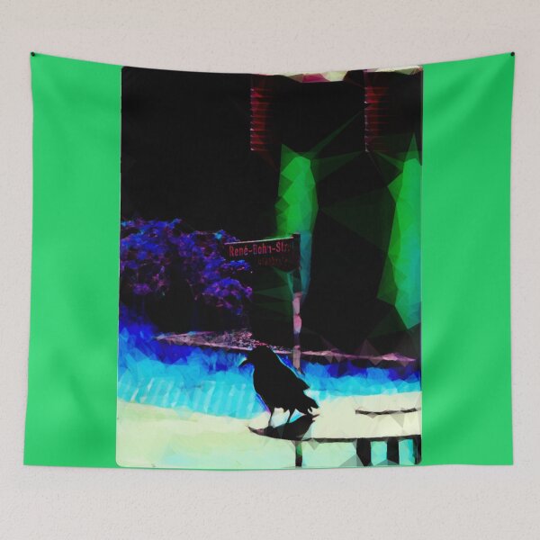 Item preview, Raven Black: Raven on the Lantern * Diseño fotográfico expresionista designed and sold by kikidu21.