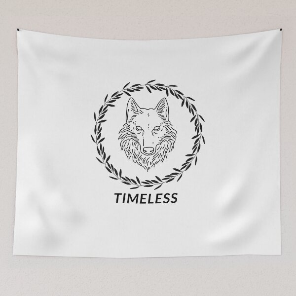 Item preview, timeless wolf in wreath designed and sold by joshcwa.