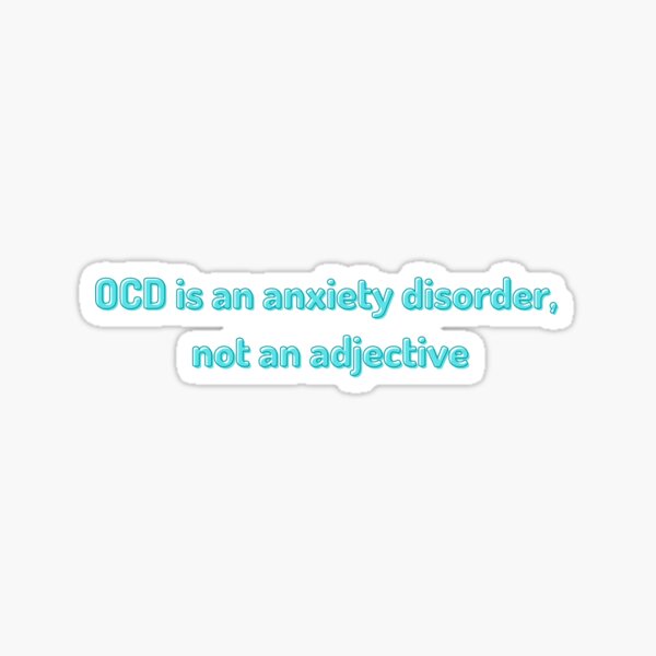 Item preview, OCD is not an adjective designed and sold by emilypahpaints.