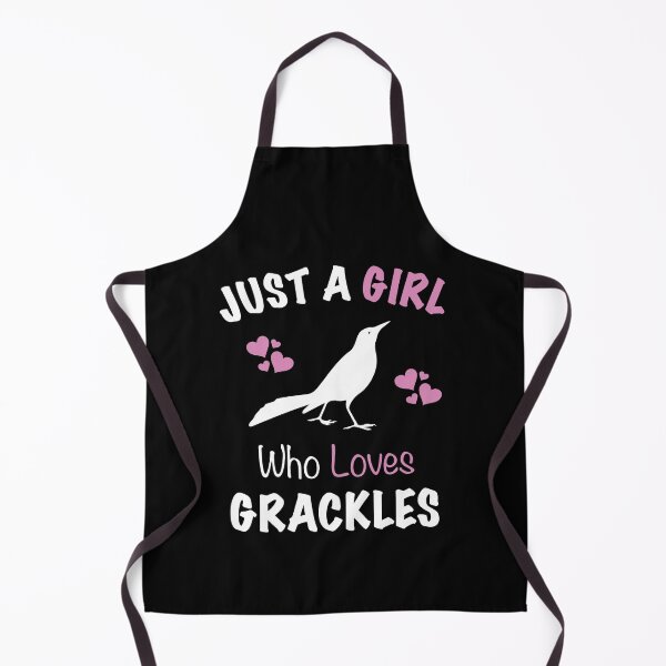 Item preview, Just A Girl Who Loves Grackles, bird lover, birding lovers, cute gift for a bird watcher designed and sold by PRINTED ..