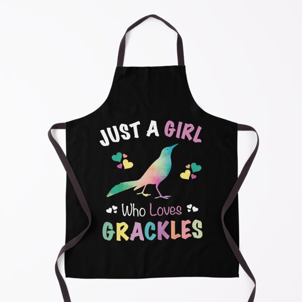 Item preview, Just A Girl Who Loves Grackles, bird lover, birding lovers, cute gift for a bird watcher designed and sold by PRINTED ..