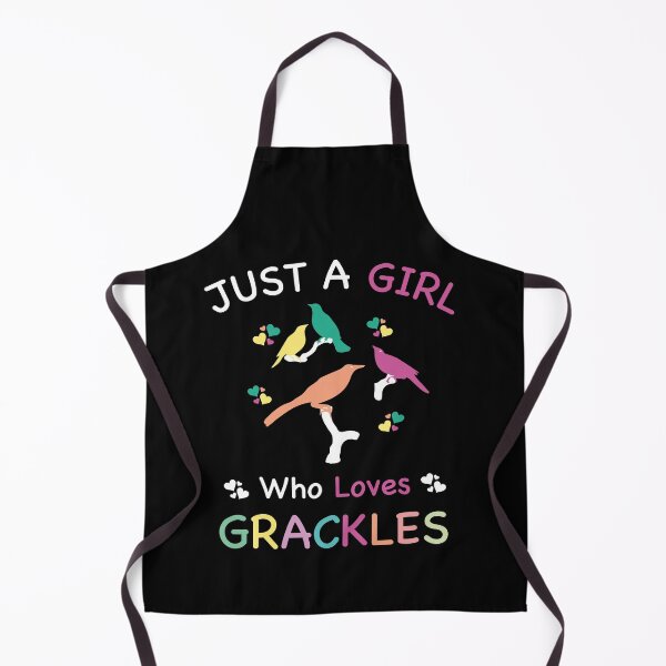 Item preview, Just A Girl Who Loves Grackles, bird lover, birding lovers, cute gift for a bird watcher designed and sold by PRINTED ..
