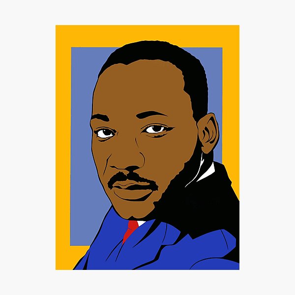 Martin Luther King Jr. (I Have A Dream), Cut paper on board, 15 x 20, 2019 Photographic Print