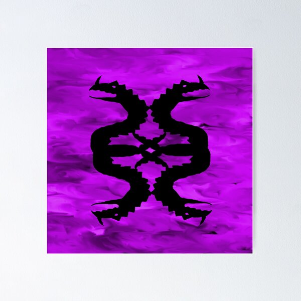 Item preview, Nice Simple Digital Dragon Shapes Art D42 designed and sold by SelfUpgrade.