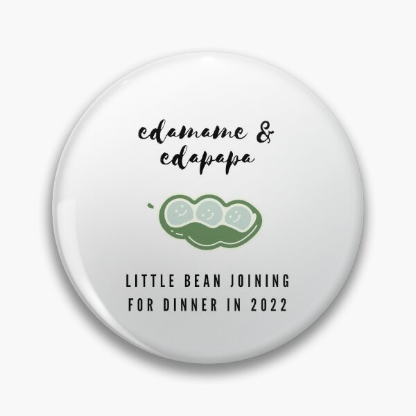 Item preview, Edamame & Edapapa (Pregnancy Announcement) designed and sold by mbhmerch.