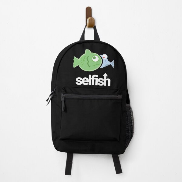 Item preview, Selfish design little fish trying to eat big fish. A selfish fish that doesnt know when to stop.  designed and sold by tiredofwinning.
