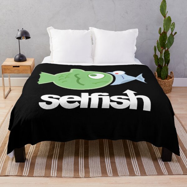 Item preview, Selfish design little fish trying to eat big fish. A selfish fish that doesnt know when to stop. designed and sold by tiredofwinning.