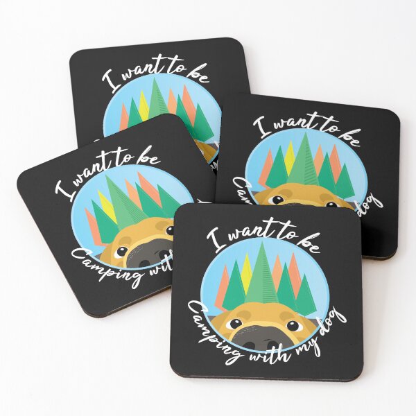 Item preview, I want to be camping with my dog designed and sold by sunsunyy.