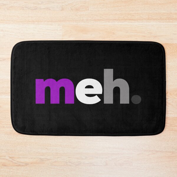 Item preview, Meh. Asexual Pride designed and sold by Subtle Pride Shop.