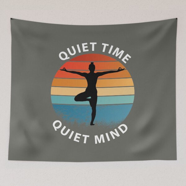 Item preview, Quite Time, Quite Mind - Yoga designed and sold by Design-Whispers.