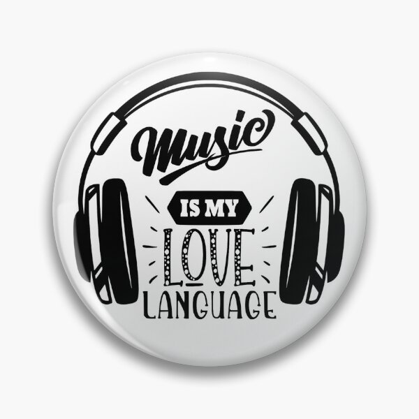 Aperçu de l'œuvre Music Is My Love Language T-Shirt.Retro T-Shirt,Music T-Shirt. créée et vendue par OAPod.