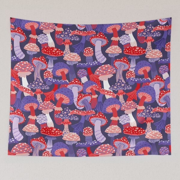 Item preview, Purple fly agarics designed and sold by Galo4ka555.