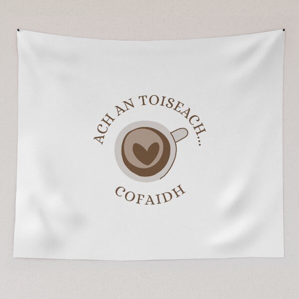 Item preview, Scottish Gaelic "But First... Coffee" designed and sold by LoveFromMI.