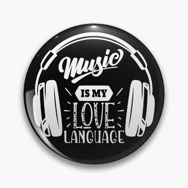Aperçu de l'œuvre Music Is My Love Language T-Shirt.Retro T-Shirt,Music T-Shirt. créée et vendue par OAPod.