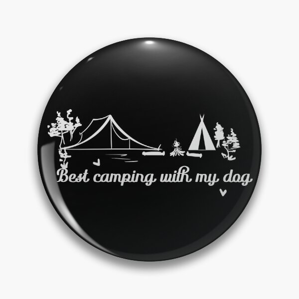 Item preview, Best camping with my dog funny saying dog lovers pets quotes designed and sold by KHELISTORE.