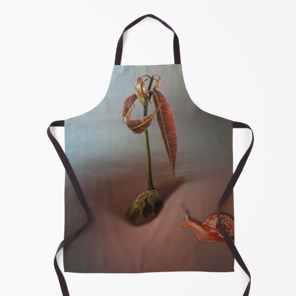 Item preview, Mango seedling in navel with snail *surrealistic photo collage designed and sold by kikidu21.