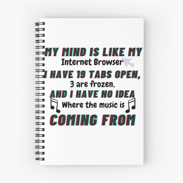 Item preview, My mind is like my internet browser... (White) designed and sold by Twilightthehawk.