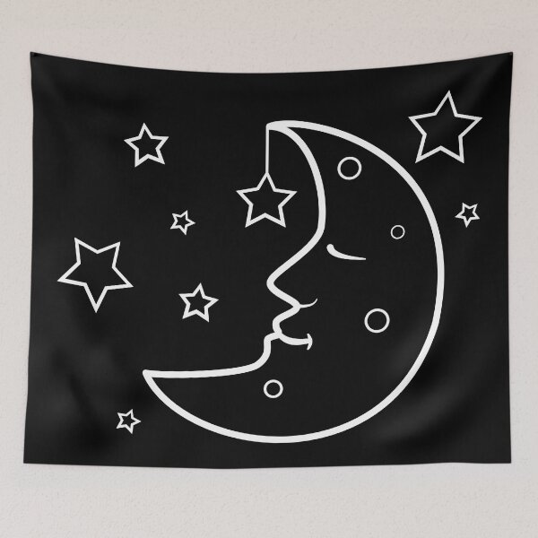 Item preview, The Moon and Stars Above designed and sold by Atouke.