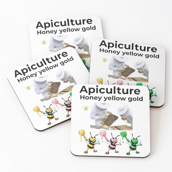 Item preview, Apiculture Honey yellow gold designed and sold by creativeknow.