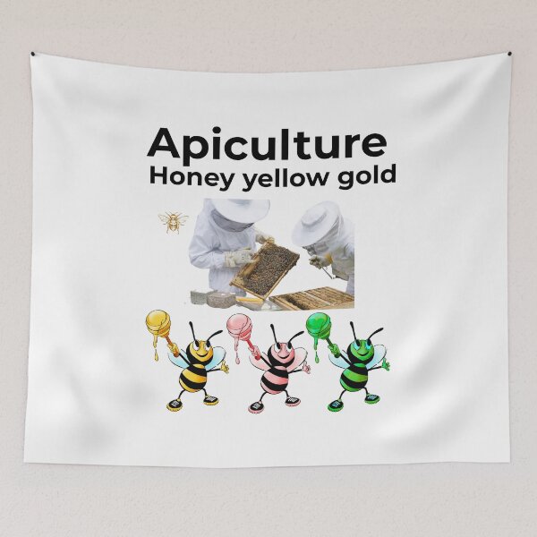 Item preview, Apiculture Honey yellow gold designed and sold by creativeknow.
