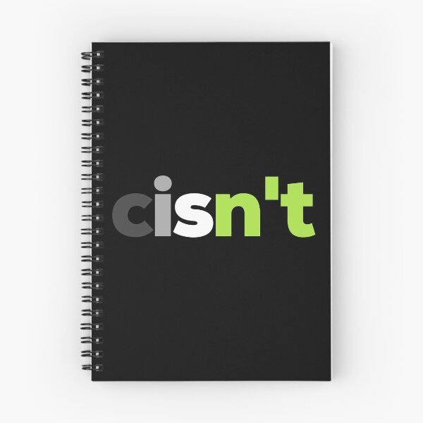 Item preview, Cisn't For Me. Agender Pride designed and sold by Subtle Pride Shop.