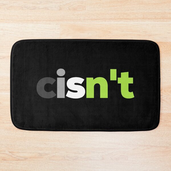 Item preview, Cisn't For Me. Agender Pride designed and sold by Subtle Pride Shop.